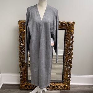 JustFab Gray Cardigan Women Size XXL
